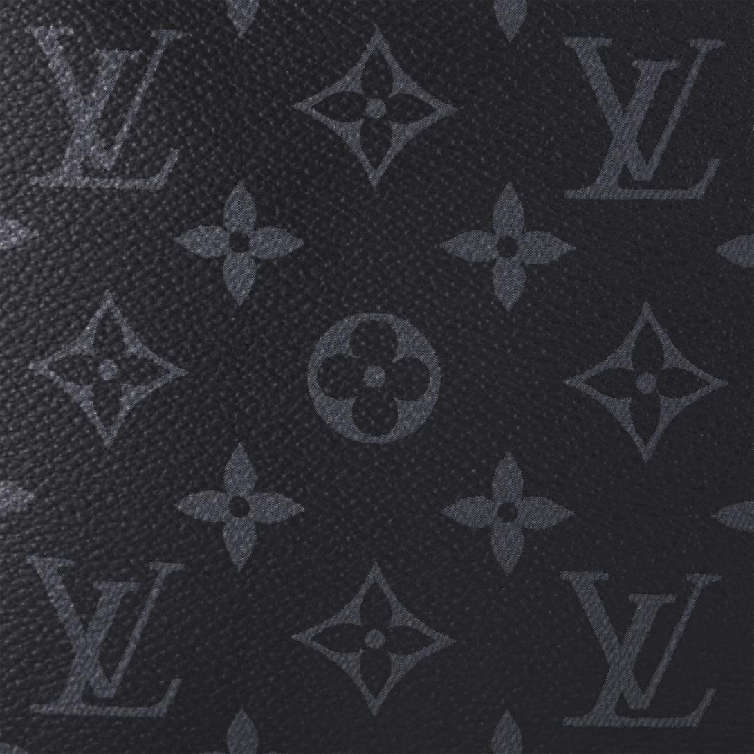 Túi Louis Vuitton Steamer Messenger Monogram Eclipse Nam Đen